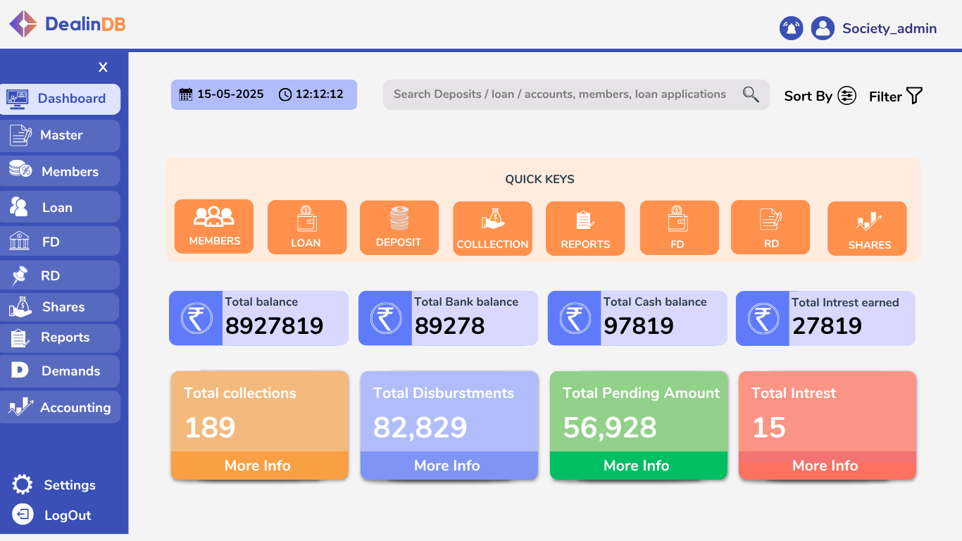 Dealintra DB Dashboard
